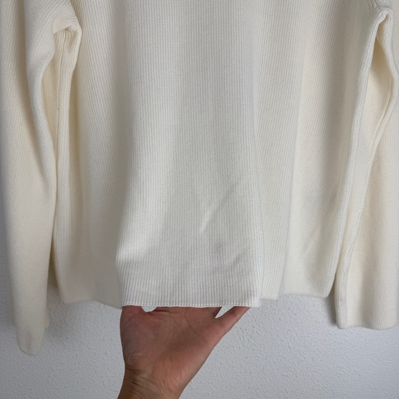 Banana Republic Factory Boat-Neck Cotton Modal Sweater Knitwear Medium - Picture 4 of 8